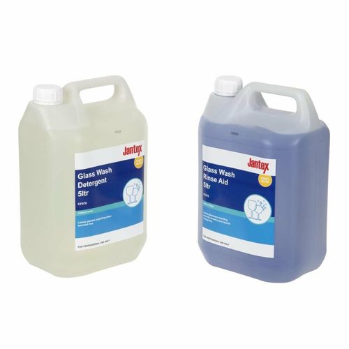 Jantex Glasswasher Detergent and Rinse Aid Concentrate 5Ltr (2 Pack) - SA487 - 2