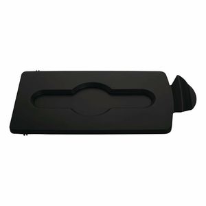 Rubbermaid SJRS Stream Topper Closed Lid Black - DY066 - 1