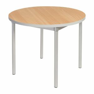 Gopak Enviro Indoor Beech Effect Round Dining Table 900mm - GE965 - 1