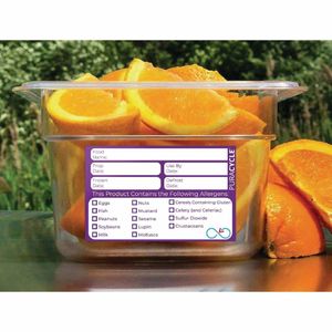 Puracycle Reusable Allergen Labels (Pack of 20) - DC458 - 3