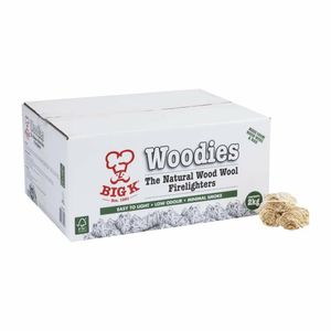 Big K Woodies Natural Wood Wool Firelighters FSC 2Kg - FJ729 - 3