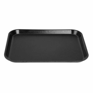 Cambro EpicTread Fibreglass Rectangular Non-Slip Tray Black 350mm - DS516 - 3