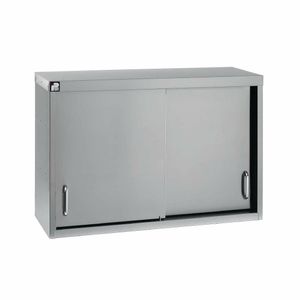 Parry Stainless Steel Sliding Door Wall Cupboard 900mm - GM733 - 1