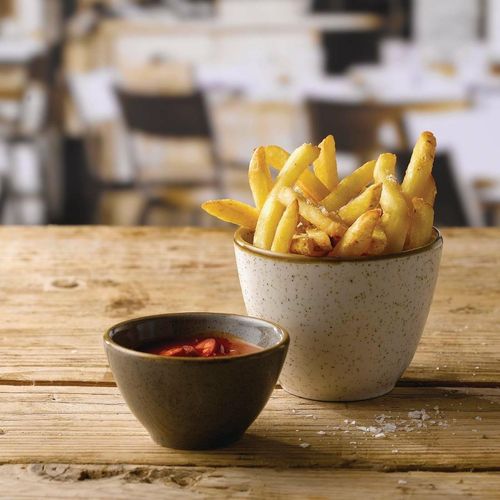 Churchill Stonecast Dip Pots Grey 4oz 85mm (Pack of 12) - FA585 - 5