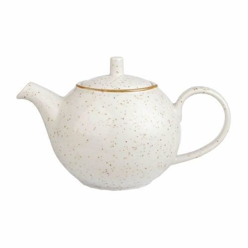 Churchill Stonecast Beverage Pots Barley White 852ml (Pack of 4) - FA647 - 1