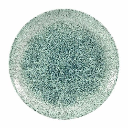 Churchill Studio Prints Raku Coupe Plates Jade Green 165mm (Pack of 12) - DW402 - 1