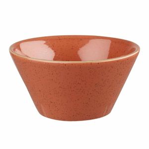 Churchill Stonecast Round Bowl Spiced Orange 295mm (Pack of 12) - DK547 - 1