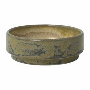 Steelite Aurora Revolution Granite Round Stacking Trays 75mm (Pack of 12) - VV2429 - 1