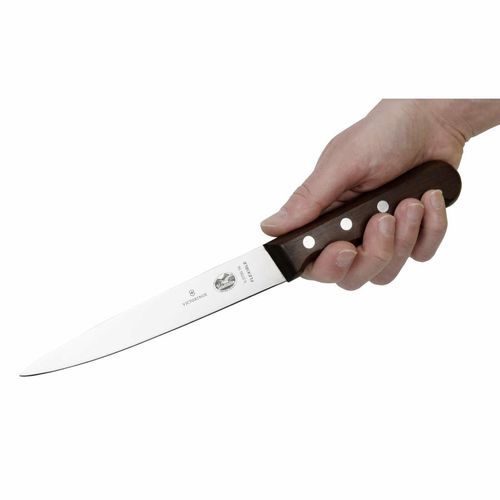 Victorinox Wooden Handled Filleting Knife 16cm - C610 - 5
