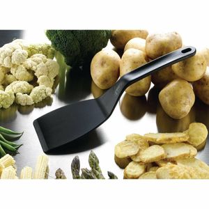 Matfer Bourgeat Pelton Exoglass Spatula 12 Black - FA969 - 3