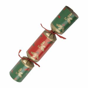 Kraft Holly Plastic-Free Christmas Crackers 12 - Case 50 - DH930 - 1