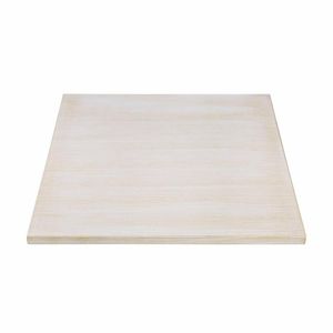 Bolero Pre-drilled Square Table Top Vintage White 700mm - CY951 - 3