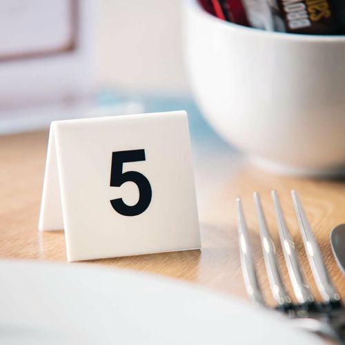 Plastic Table Numbers 1-10 - L981 - 2