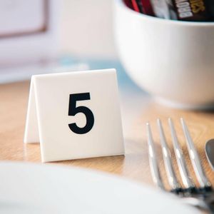 Plastic Table Numbers 1-10 - L981 - 3