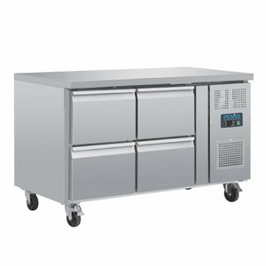 Polar U-Series Four Drawer Gastronorm Counter Fridge - DA547 - 1