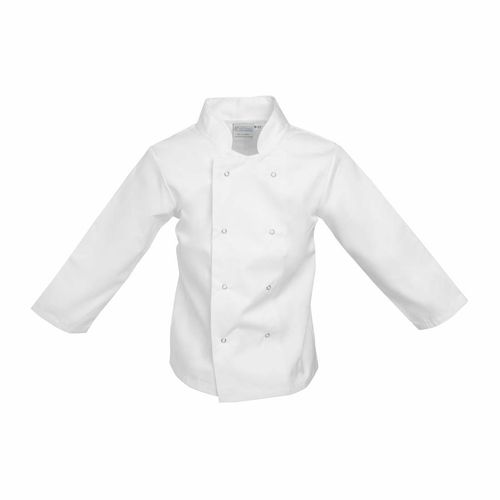 Whites Childrens Unisex Chef Jacket White L - B125 - 1