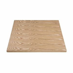 Bolero Pre-drilled Square Table Top Natural Ash Veneer 700mm - DY717 - 3