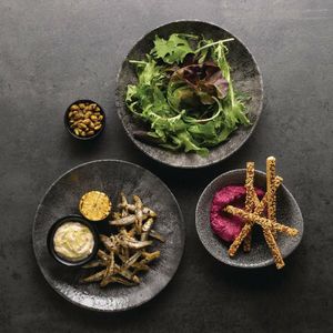 Churchill Stone Quartz Black Evolve Coupe Bowls 248mm (Pack of 12) - DY897 - 3