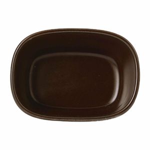 Churchill Emerge Cinnamon Brown Dish 120 x 90mm (Pack of 6) - FR008 - 3