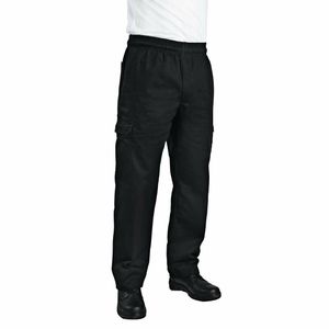 Chef Works Unisex Slim Fit Cargo Chefs Trousers Black XS - B222-XS - 3