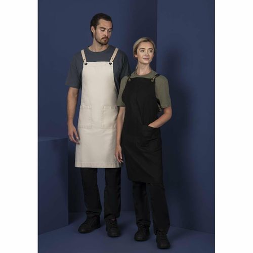 Southside Cotton Canvas Bib Apron Stone - BB685 - 7