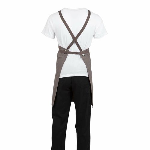 Southside Cotton Canvas Bib Apron Washed Grey - BB687 - 5