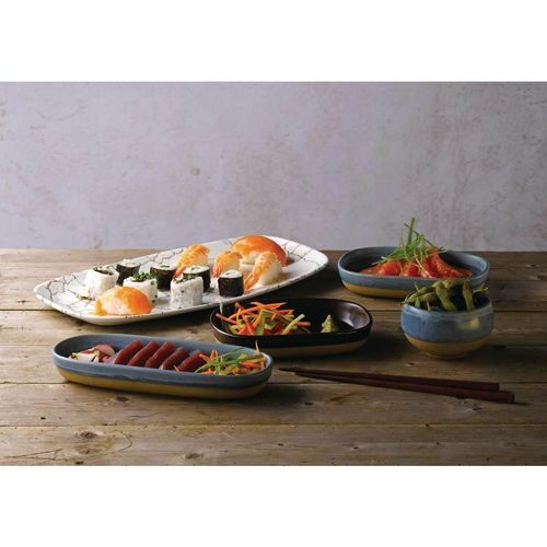 Churchill Emerge Dish Oslo Blue 170 x 120mm (Pack of 6) - FR019 - 7
