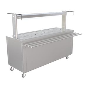 Parry Flexi-Serve Hot Cupboard with Heated Bain Marie 1830mm FS-HB5PACK - FD227 - 1