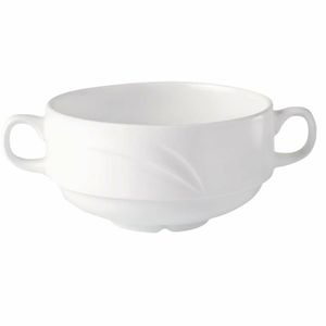 Steelite Alvo Handled Soup Bowls 284ml (Pack of 36) - V8770 - 1