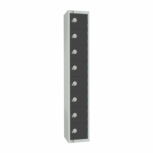 Elite Eight Door Padlock Locker Graphite Grey - GR683-P - 1