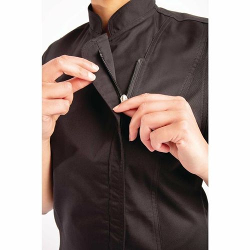 Chef Works Womens Springfield Zip Chefs Jacket Black S - BB051-S - 7