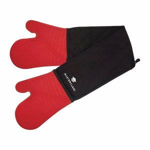 MasterClass Seamless Silicone Double Oven Glove Red - FW884 - 1