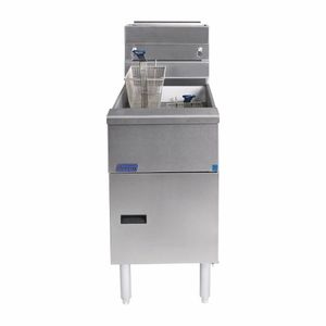 Pitco Twin Basket Single Tank Solstice Natural Gas Fryer SG14S - FS125-N - 1