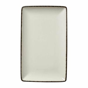 Steelite Charcoal Dapple Rectangle One Plates 270 x 167mm (Pack of 6) - VV1328 - 1