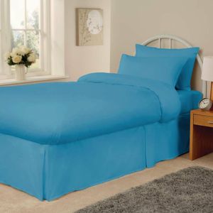 Mitre Essentials Spectrum Fitted Sheet Turquoise Single - HB663 - 1