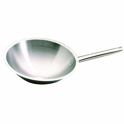 Matfer Bourgeat Stainless Steel Tradition Plus Wok - P481 - 1