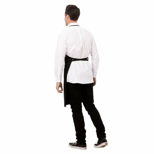 Chef Works Bib Apron Black - A924 - 3