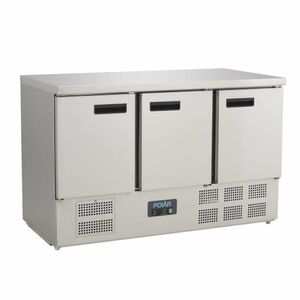 Polar G-Series Triple Door Counter Fridge 368Ltr - G622 - 1