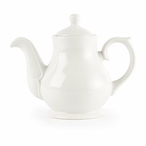 Churchill Whiteware Sandringham Tea and Coffee Pots 426ml (Pack of 4) - P746 - 1