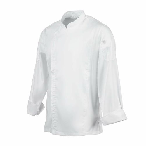 Chef Works Unisex Hartford Lightweight Chef Jacket White Size 3XL - BB264-3XL - 5