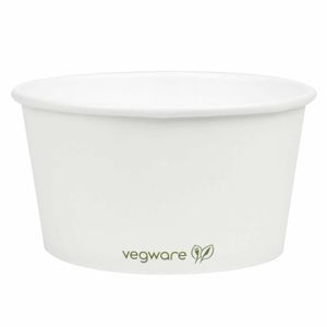 Vegware Compostable Hot Food Pots 340ml / 12oz (Pack of 500) - GF046 - 1