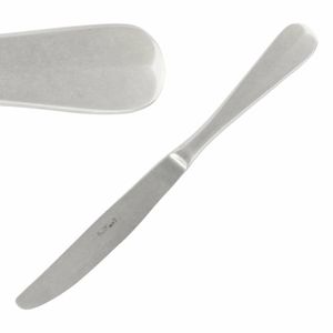 Pintinox Baguette Stonewashed Dessert Knife (Pack of 12) - GN785 - 1