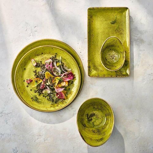 Steelite Craft Apple Coupe Plates 202mm (Pack of 12) - VV2643 - 3