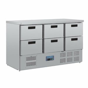 Polar G-Series Six Drawer Counter Fridge - CR711 - 1