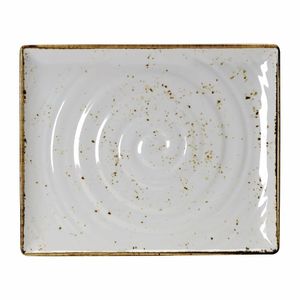 Steelite Craft Melamine Rectangular Platters White GN 1/2 (Pack of 3) - VV458 - 1