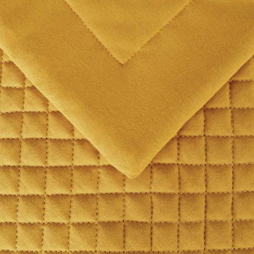 Mitre Essentials Quilted Waffle Runner Ochre - HN869 - 2