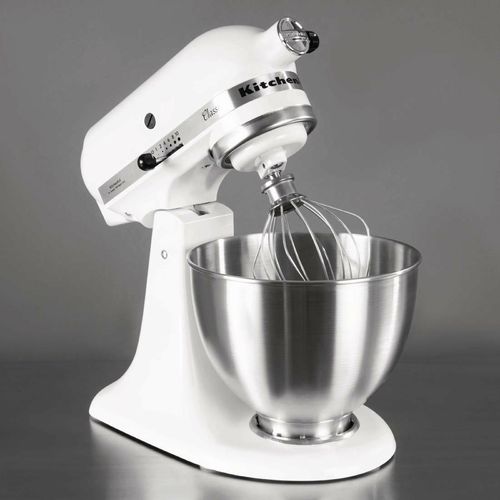 KitchenAid K45 Classic Tilt-Head Stand Mixer 4.3Ltr White 5K45SSBWH - J400 - 2