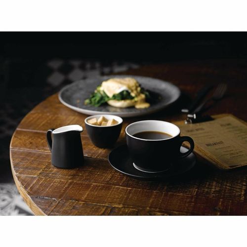 Churchill Studio Prints Agano Coupe Plates Black 288mm (Pack of 12) - FC100 - 6