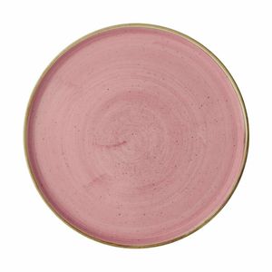 Churchill Stonecast Walled Plates Pink 260mm (Pack of 6) - 1
