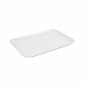 Dalebrook Melamine Small Rectangular Platter White 240mm - L288 - 1